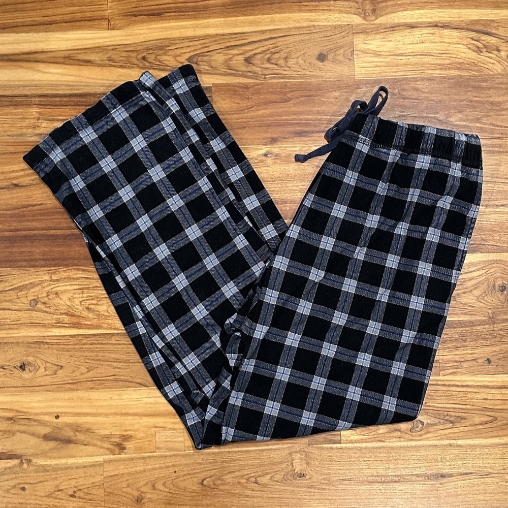 Mens Nautical Flannel Pajama Pants Size Medium